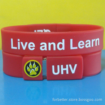 Silicone Wristband USB Bangle